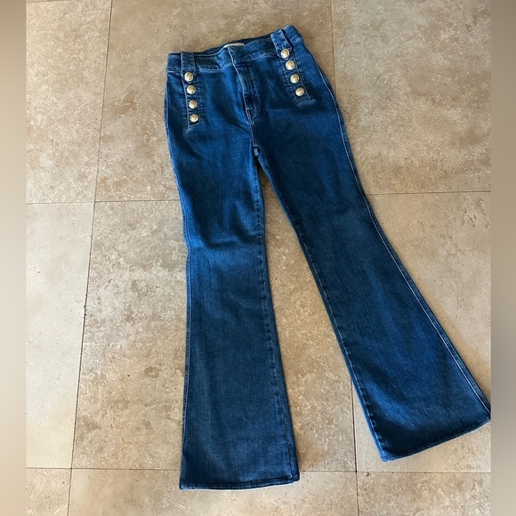 Derek Lam 10 Crosby
Robertson Flared Denim Sailor Trousers - Picture 4 of 12